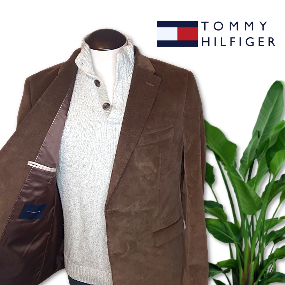 Tommy Hilfiger Brown Curduroy Sports Coat Men's 42R